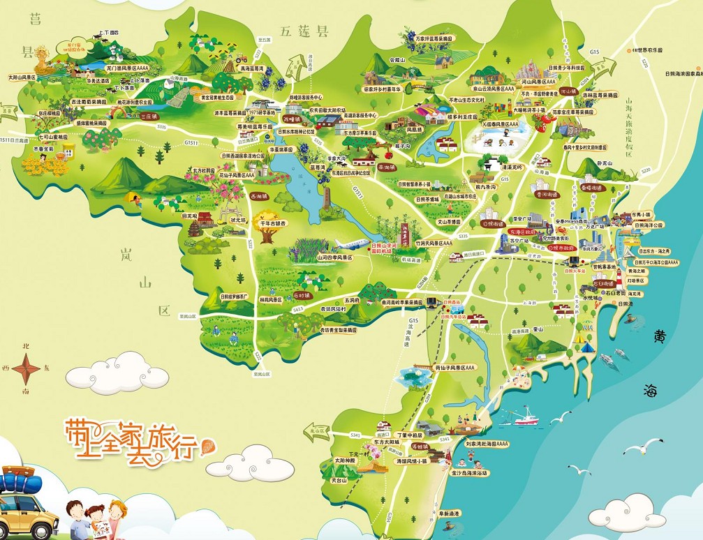 崇州景区使用手绘地图给景区能带来什么好处？